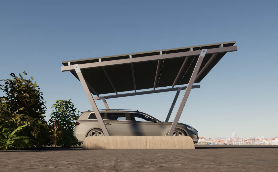 Pensilina fotovoltaica Euromet — n. 3