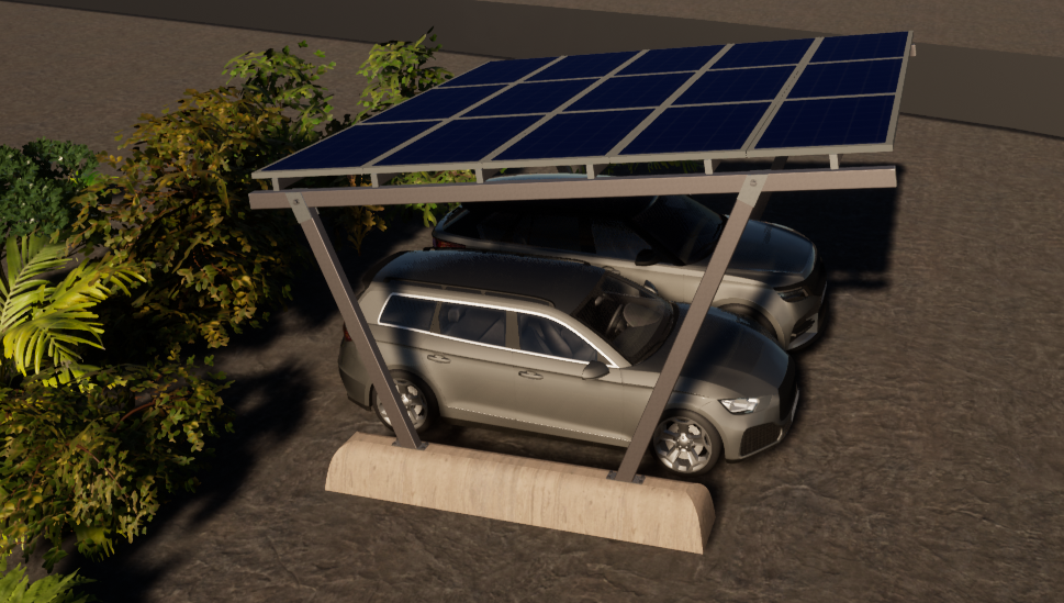 Pensilina fotovoltaica Euromet — n. 6