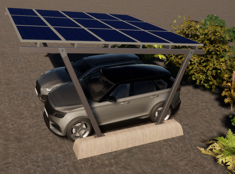 Pensilina fotovoltaica Euromet — n. 7