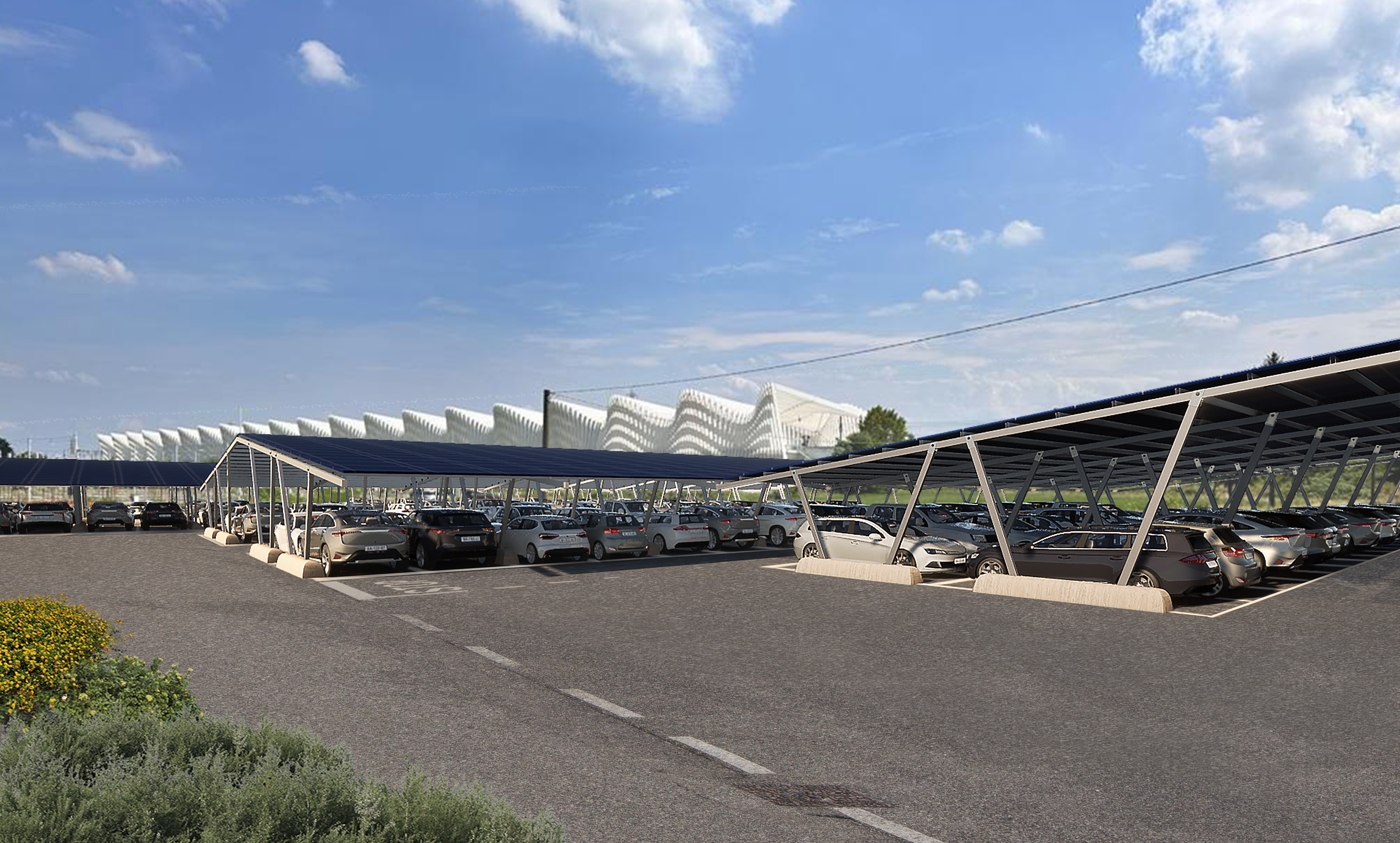 Pensilina fotovoltaica Euromet — n. 14